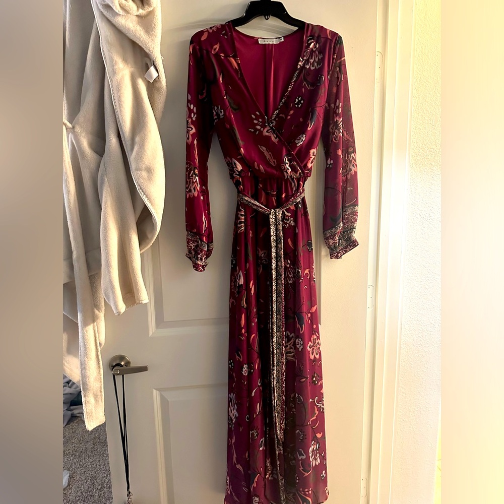 Purple maxi dress
